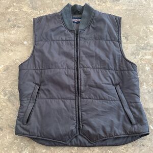 Vintage 1990s JanSport Puffer Vest Gray Size L 23x26 Made in Taiwan